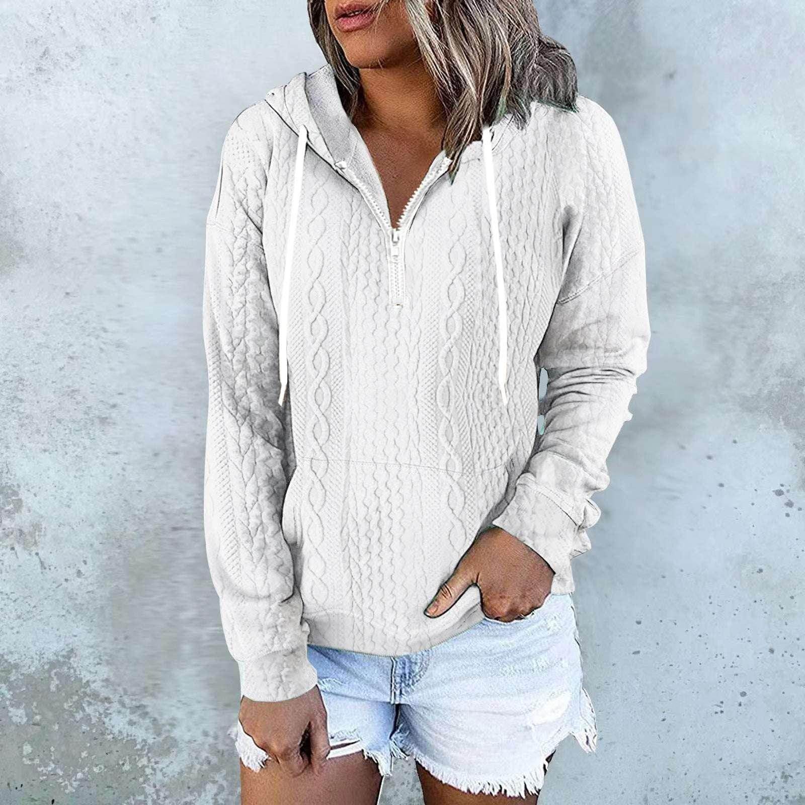 Women's Twist Texture Hoodie – Shop Now! - ZA-Zola