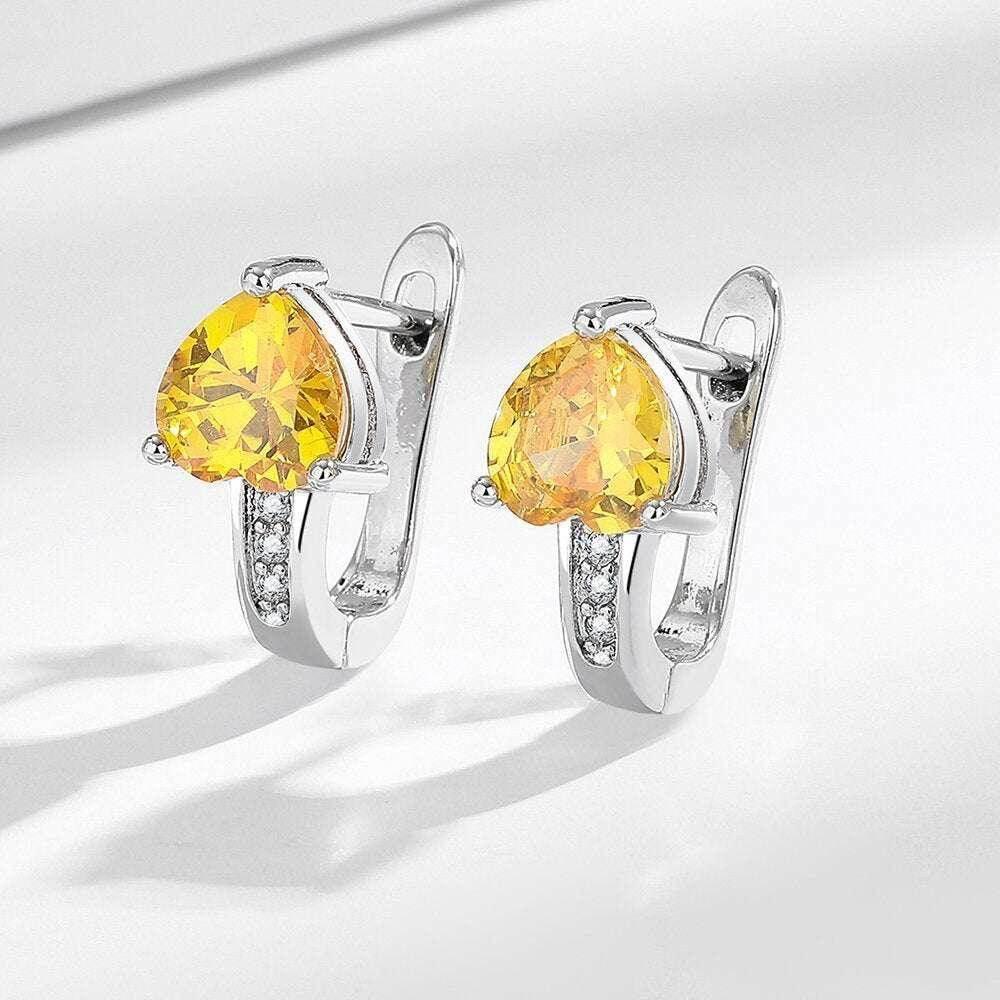 Heart Zircon Ear Clip for Women – Love Inspired - ZA-Zola