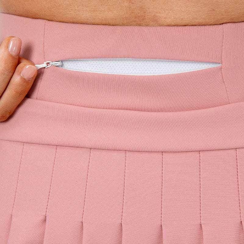 High-Quality Tennis Skirt with Zipped Pocket - Women - ZA-Zola