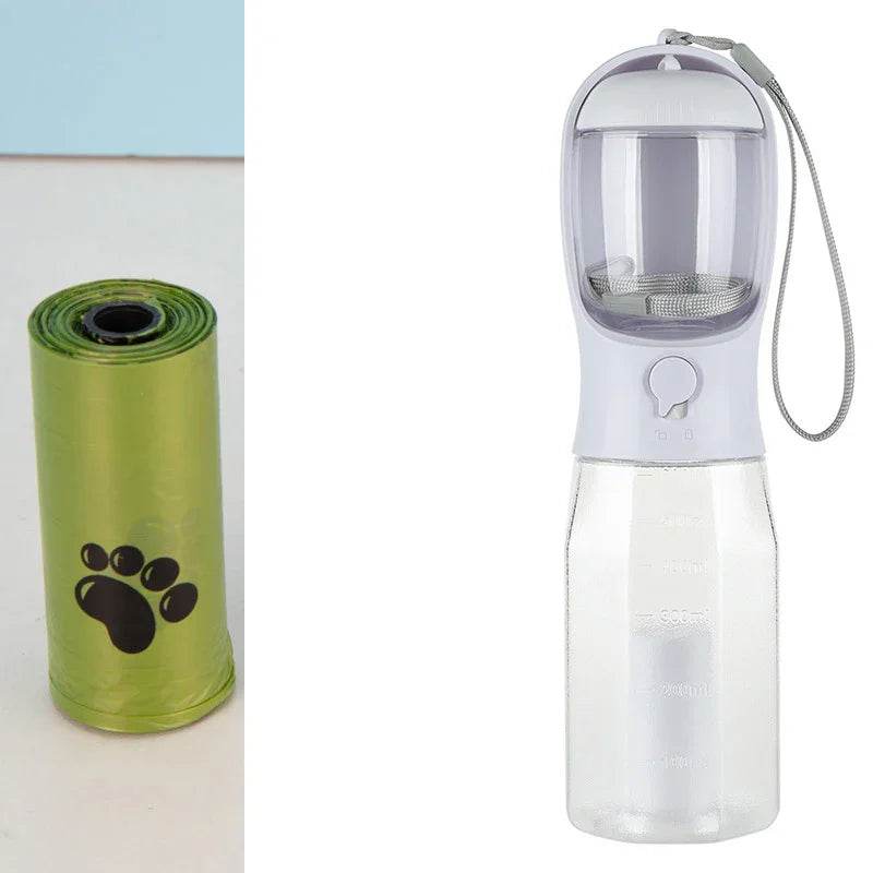 3-in-1 Dog Water Bottle with Feeder & Waste Bag - ZA-Zola