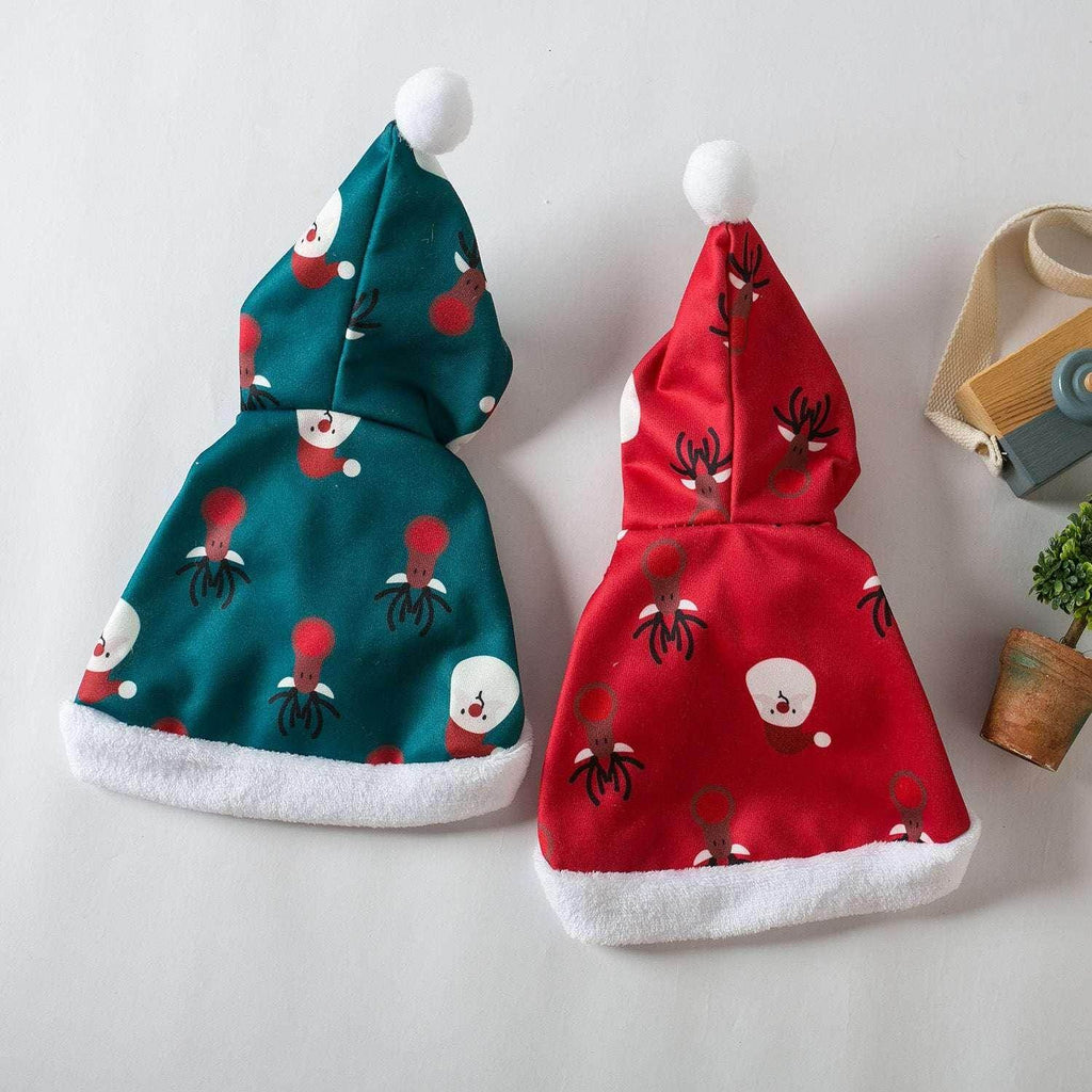 Festive Pet Cloak - Red & Green | Perfect Holiday Outfit - ZA-Zola