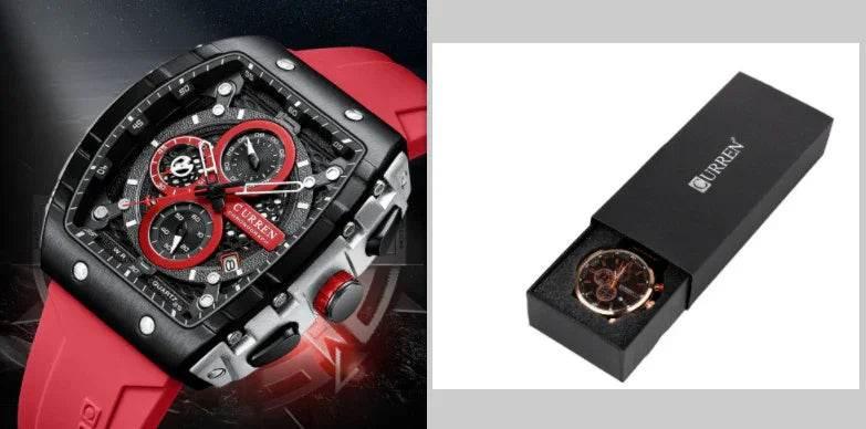 Men's Six-Pin Quartz Sports Watch – Stylish & Durable - ZA-Zola