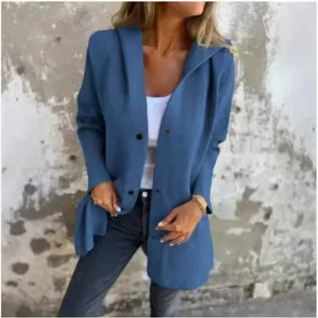 Women Hooded Cardigan Jacket – Casual Loose Fit Coat - ZA-Zola