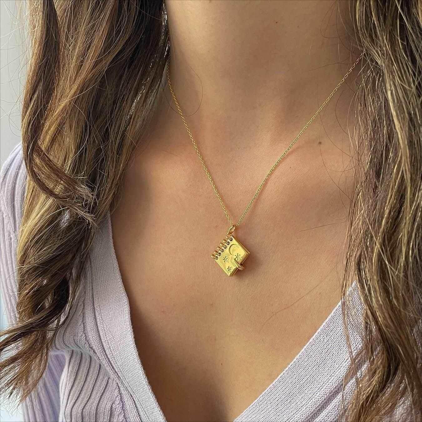 Shop Openable Love Book Necklace – Order Today! - ZA-Zola