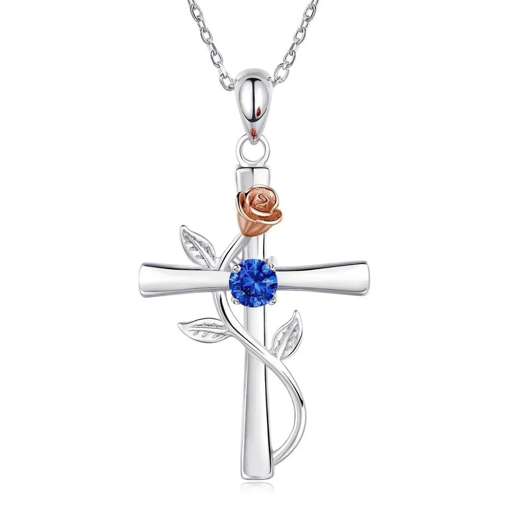 Shop Rose Cross Necklace – Perfect Gift Today! - ZA-Zola