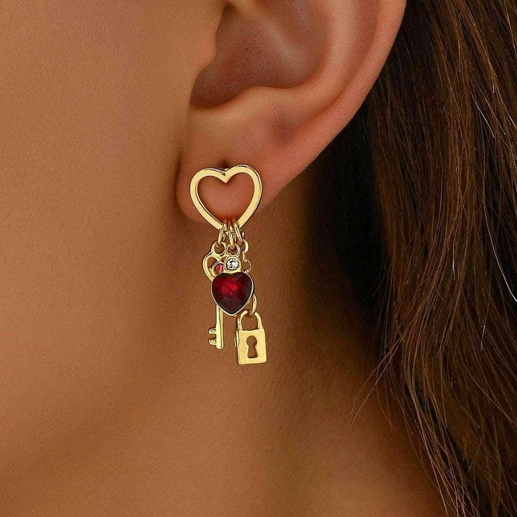 Luxury Love Lock Earrings - Perfect Valentine’s Gift! - ZA-Zola