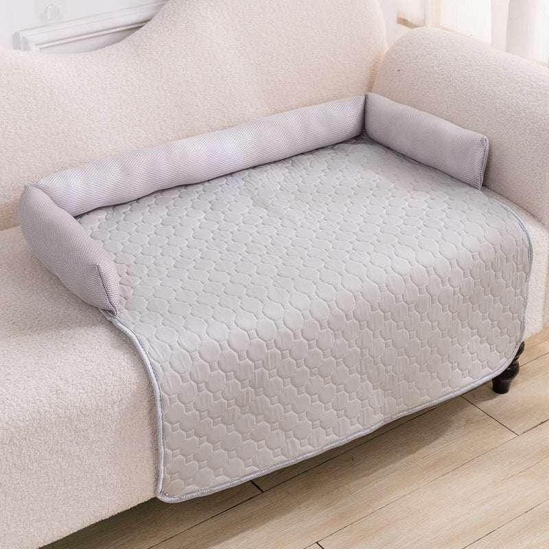 Cooling Pet Sofa Cushion – Ice Silk Dog Bed - ZA-Zola