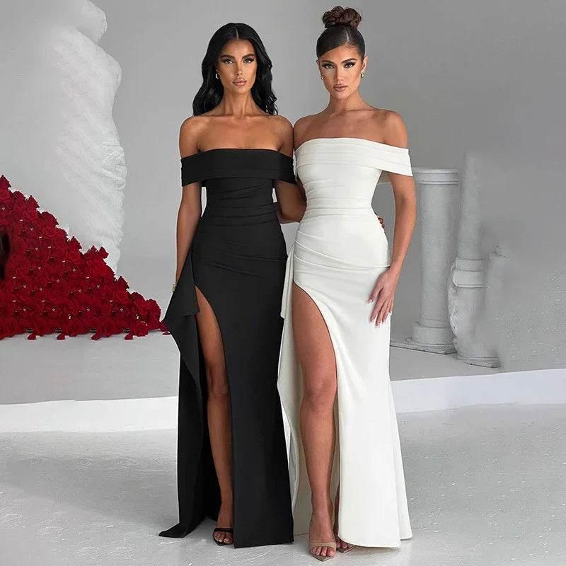 Slim Split Sleeveless Dress – Minimal Chic Look - ZA-Zola