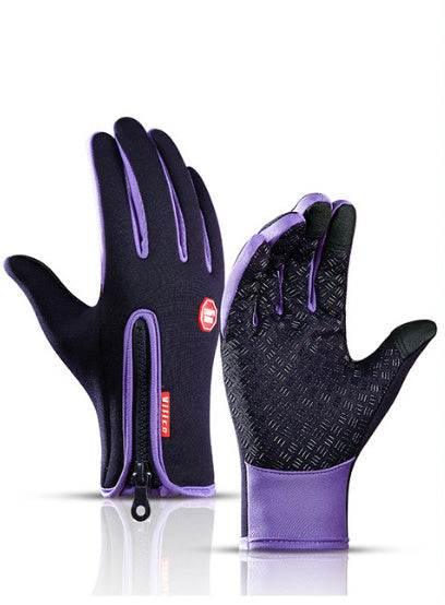 Winter Gloves Touch Screen Waterproof Motorcycle Fleece Gloves - ZA-Zola