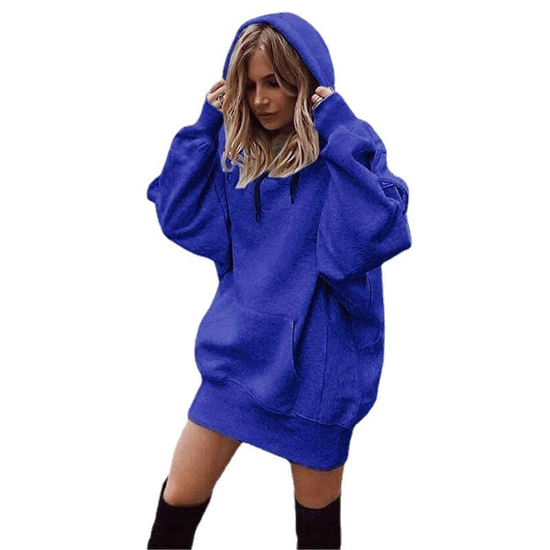 Women’s Pullover Hooded Fleece Sweater | Loose Fit