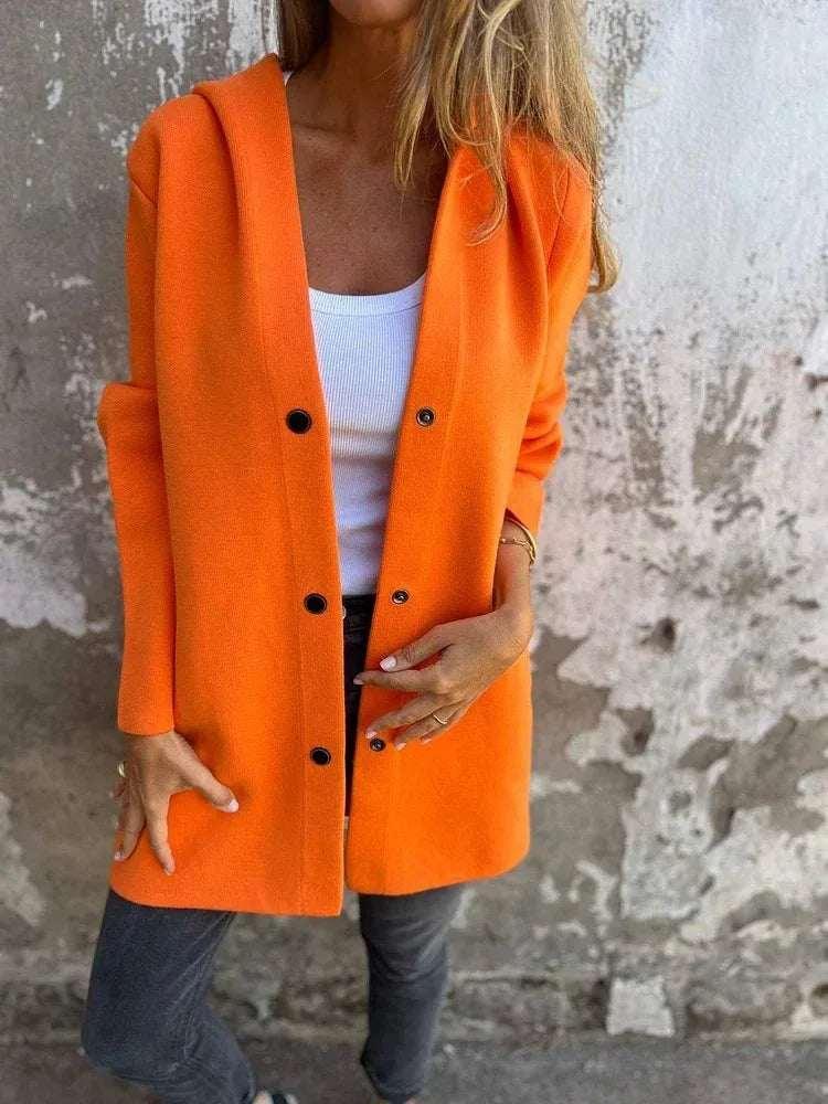 Women Hooded Cardigan Jacket – Casual Loose Fit Coat - ZA-Zola