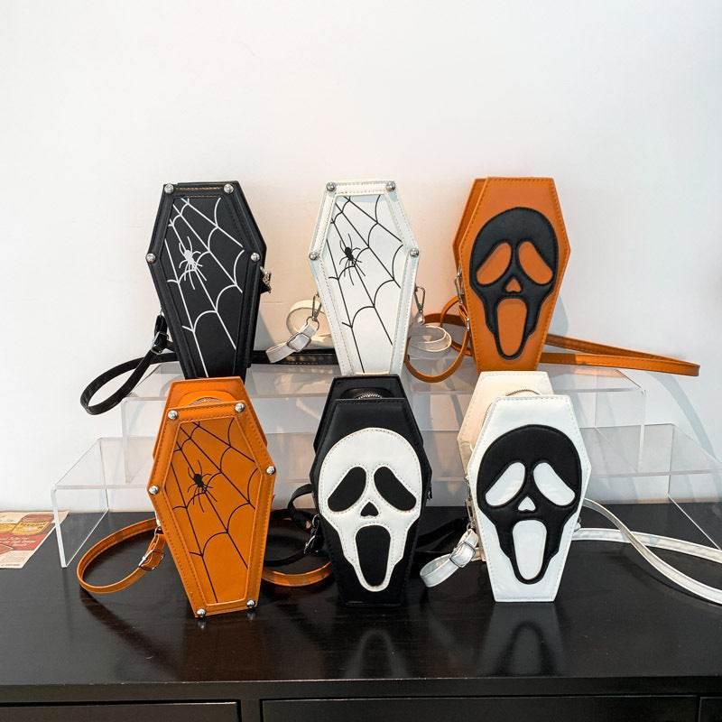 ZA-Zola Halloween Coffin Shape Crossbody Bag - ZA-Zola
