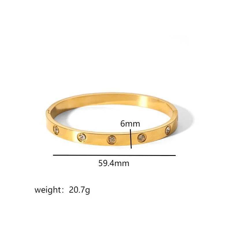 Titanium Steel Star Buckle Bracelet – INS Style - ZA-Zola