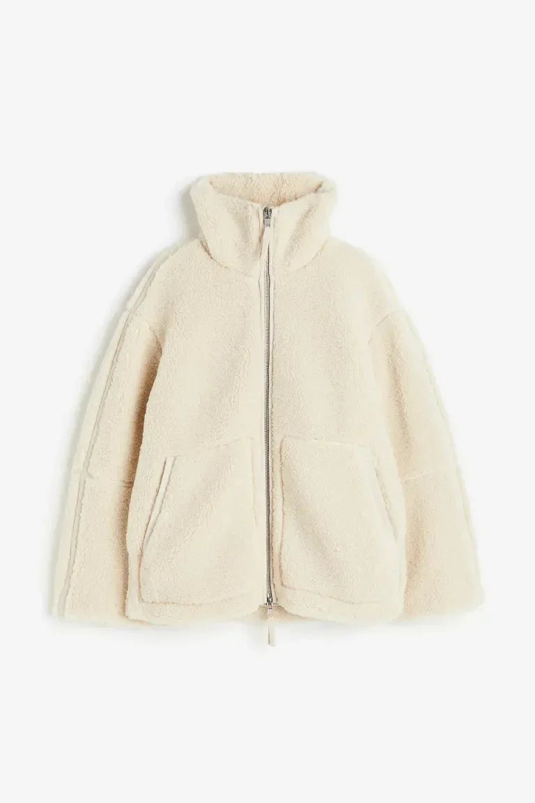 Women Casual Zip Coat | Loose Korean Style Jacket - ZA-Zola