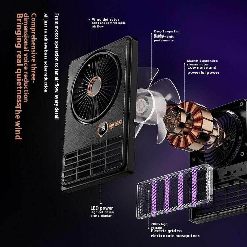 Rechargeable Fan Mosquito Killer Lamp Outdoor Use - ZA-Zola