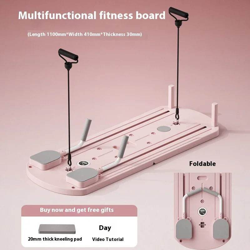 Multifunctional Fitness Board for Home Training – Pink & Purple - ZA-Zola