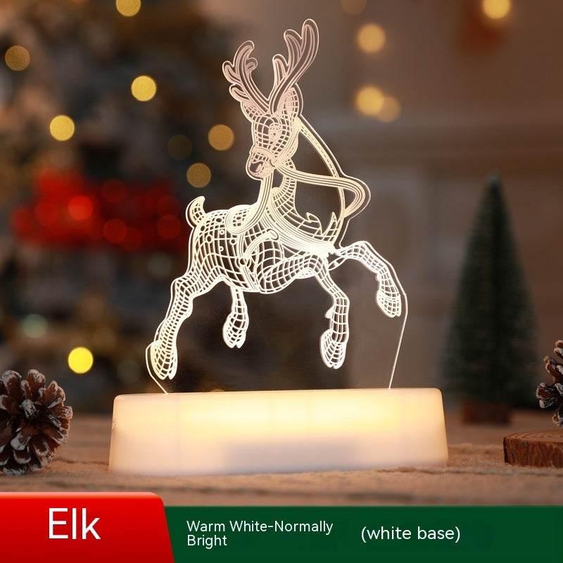 Christmas 3D LED Lamp Acrylic Night Light Kids Gift - ZA-Zola