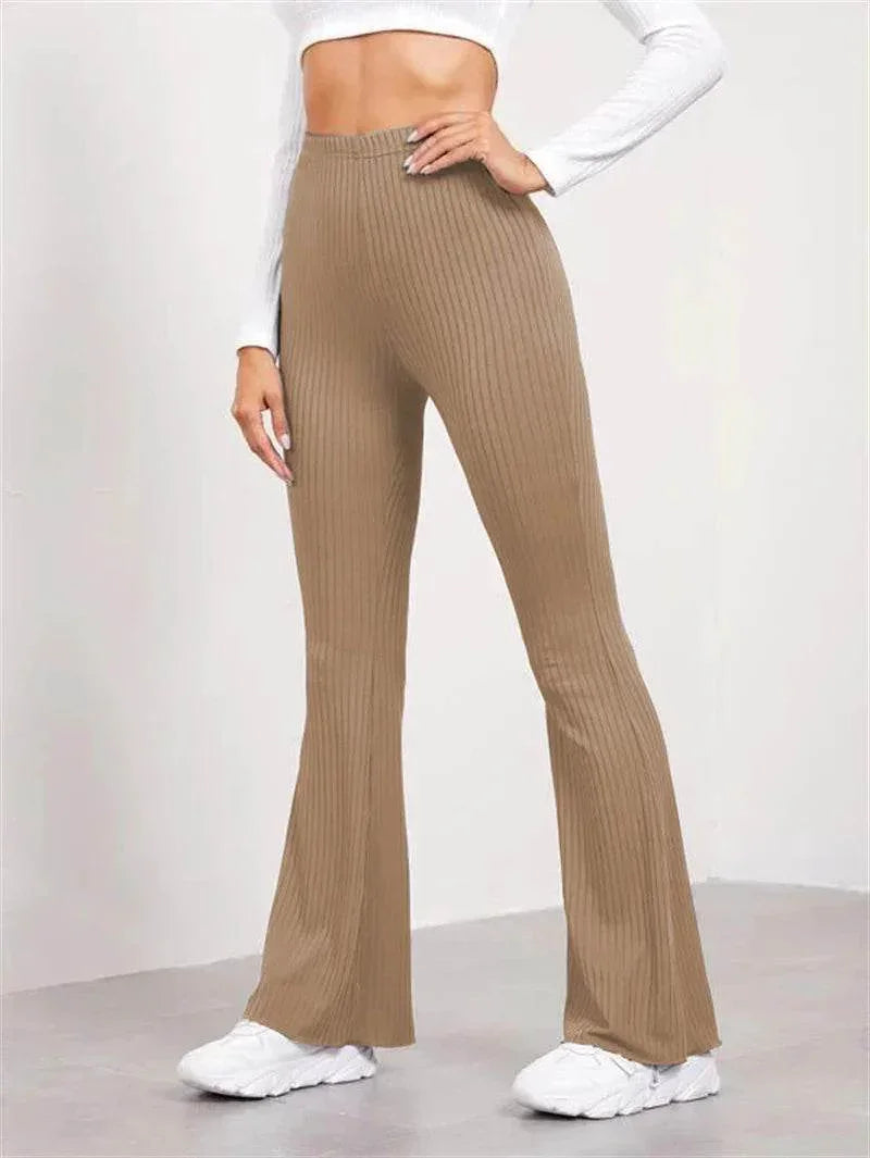 High Waist Yoga Pants – Tummy Control & Medium Elastic - ZA-Zola