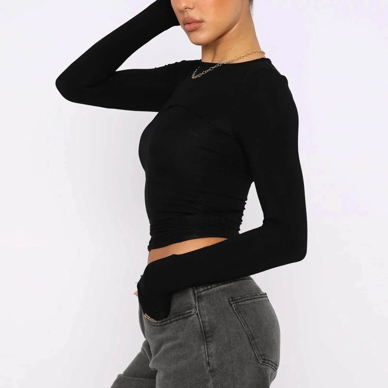 Slim Long Sleeve Pullover – S–L | ZA-Zola - ZA-Zola