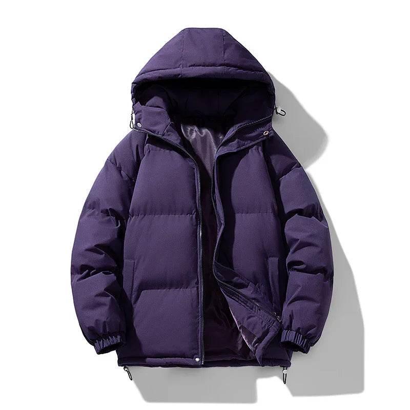 Men's Hoodie Padded Coat – Warm, Casual, Loose Fit - ZA-Zola