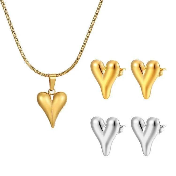 Retro Heart-Shaped Necklace for Women - Personalized Gift - ZA-Zola