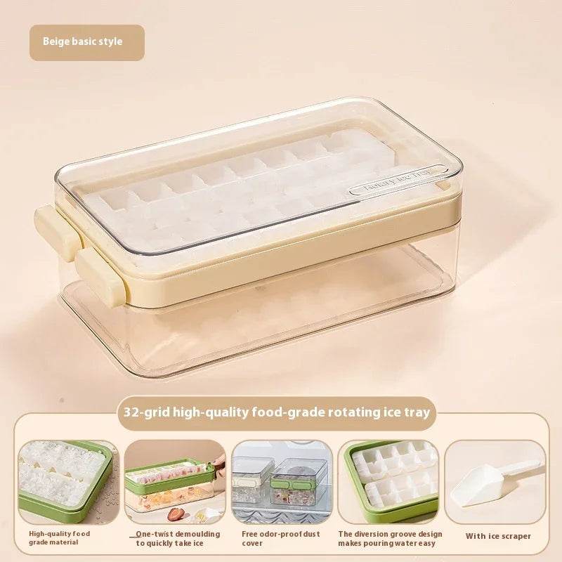 One-Click Flip Ice Tray – Large Capacity DIY Ice Box - ZA-Zola