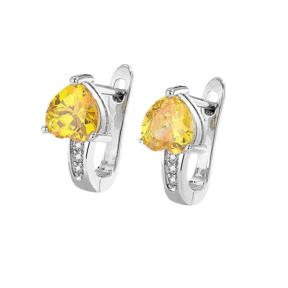 Heart Zircon Ear Clip for Women – Love Inspired - ZA-Zola