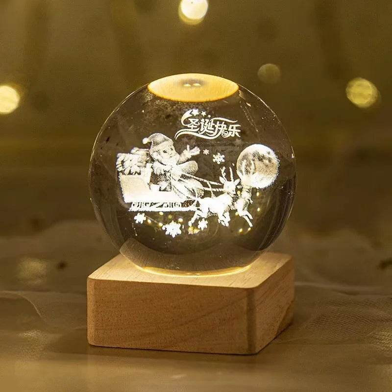 Buy Crystal Ball Night Lamp - Starry Sky Ambience - ZA-Zola