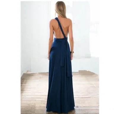 15-Way Convertible Maxi Dress – Sexy Backless Boho Wrap - ZA-Zola