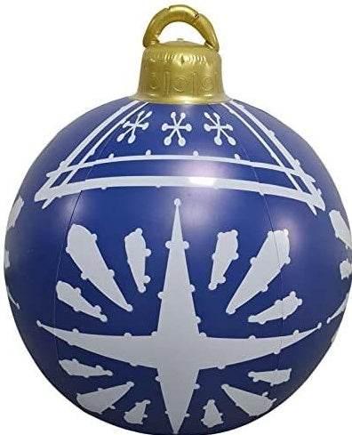 Inflatable Christmas Ornament Ball 60CM Outdoor PVC - ZA-Zola