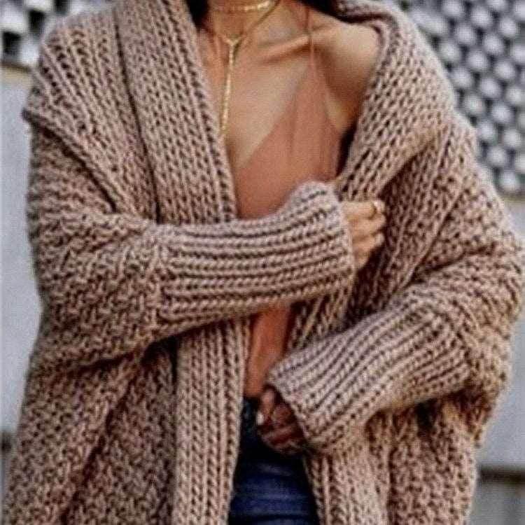 Women's Thick Sweater Cardigan – Cozy & Stylish! - ZA-Zola