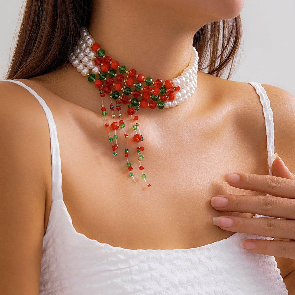 ZA-Zola Gothic Pearl Women’s Necklace - ZA-Zola