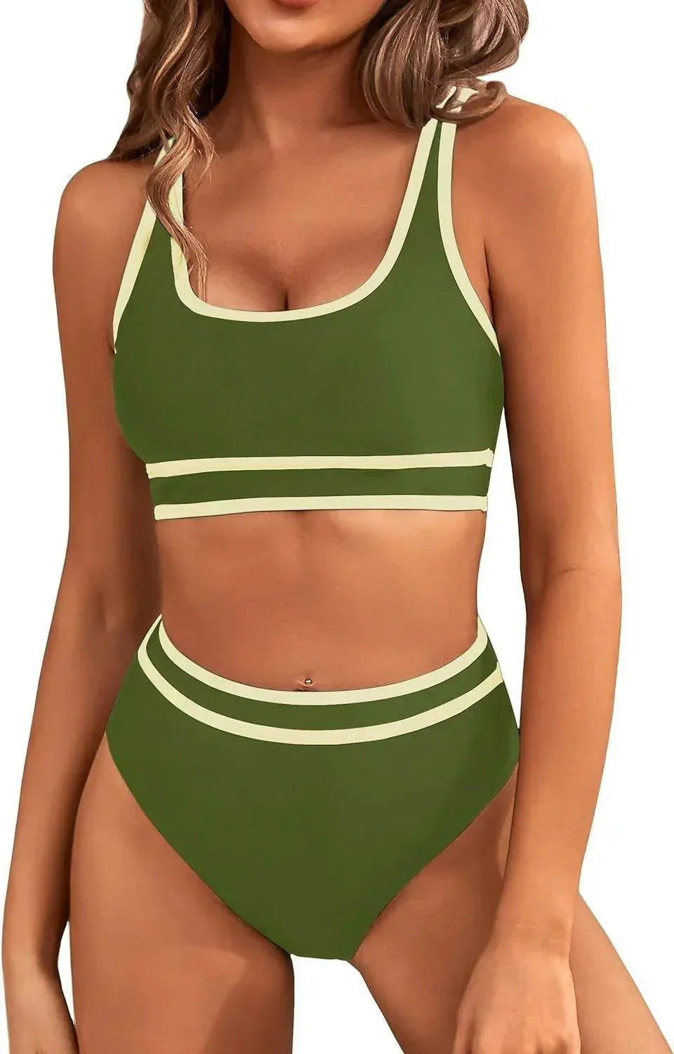 Tight-Fit Bikini | Sexy Solid Swimsuit – Buy Now - ZA-Zola