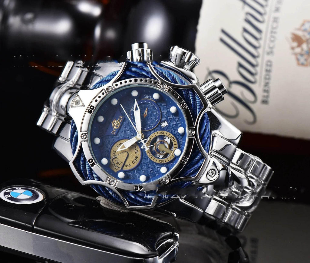 Invicta Large Plate Quartz Watch – Casual Style for Men - ZA-Zola
