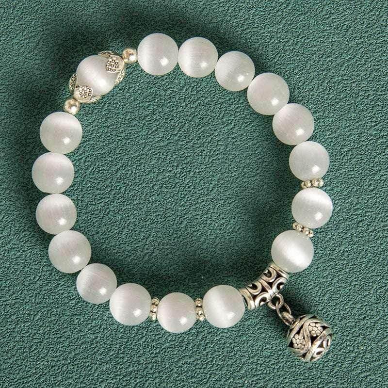 Korean Style Opal Crystal Beaded Bracelet 10MM - ZA-Zola