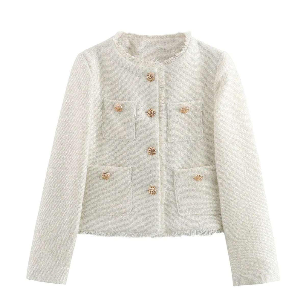 Woolen Short Coat Women Casual Winter Top - ZA-Zola