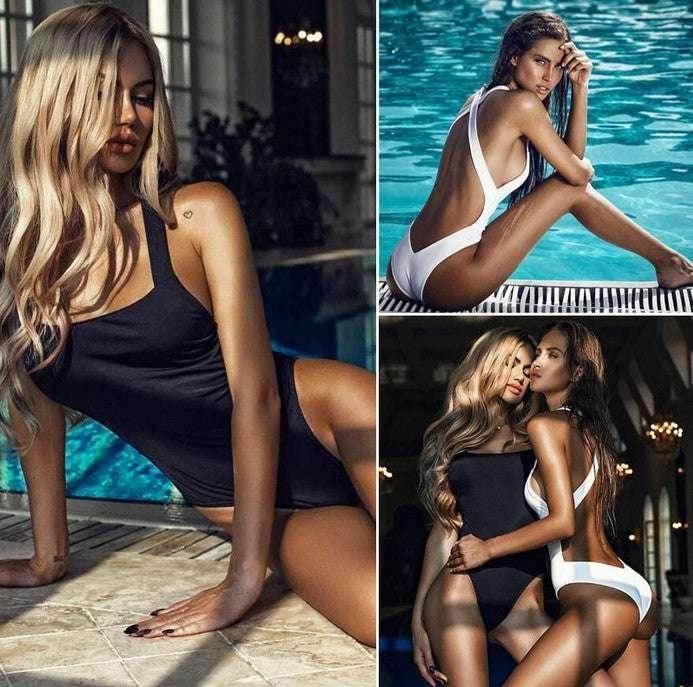 Sexy Backless One Piece Swimsuit – High Elasticity - ZA-Zola