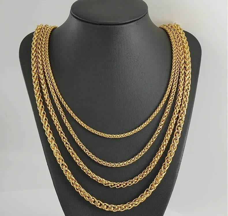Shop 18K Gold Keel Chain Necklace – Stylish Hip Hop Look - ZA-Zola