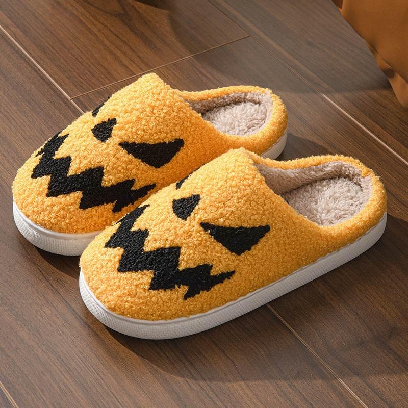 Halloween Ghost Embroidery Couple Slippers - ZA-Zola