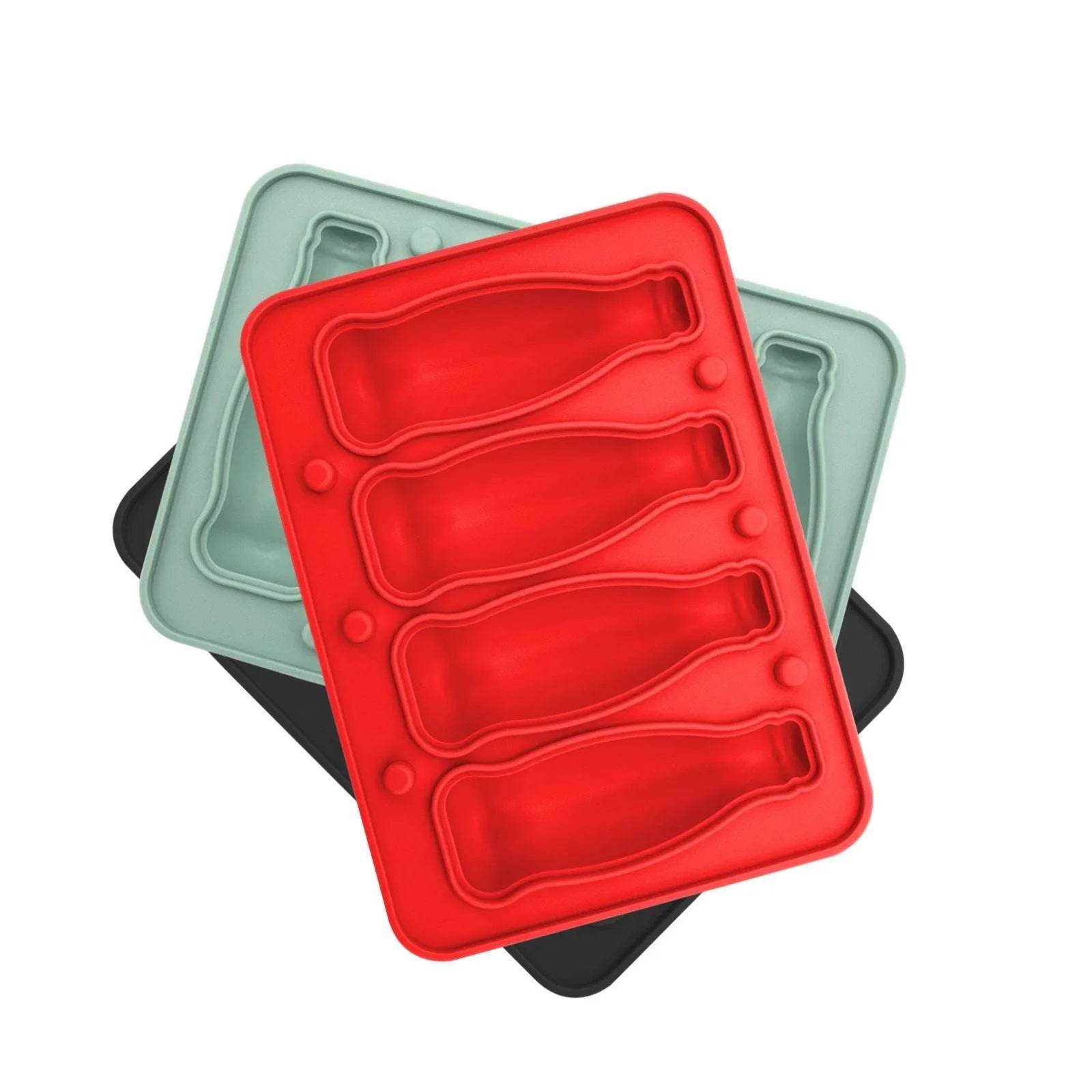 Coke Bottle Ice Mold Tray with Silicone Cover - ZA-Zola