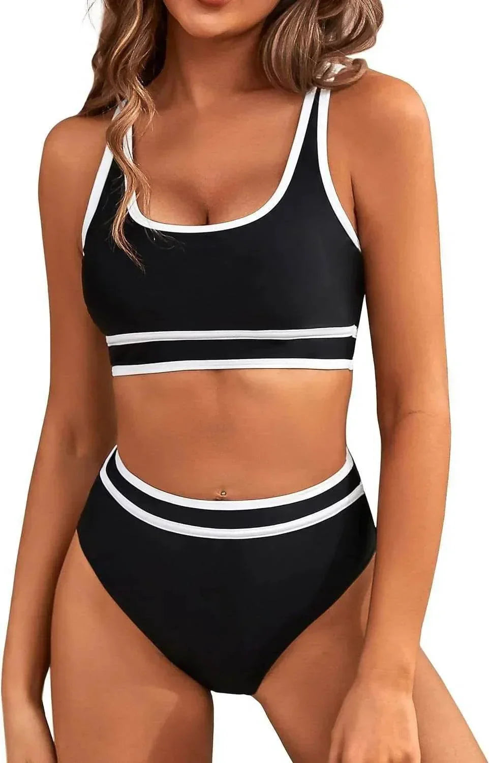 Tight-Fit Bikini | Sexy Solid Swimsuit – Buy Now - ZA-Zola