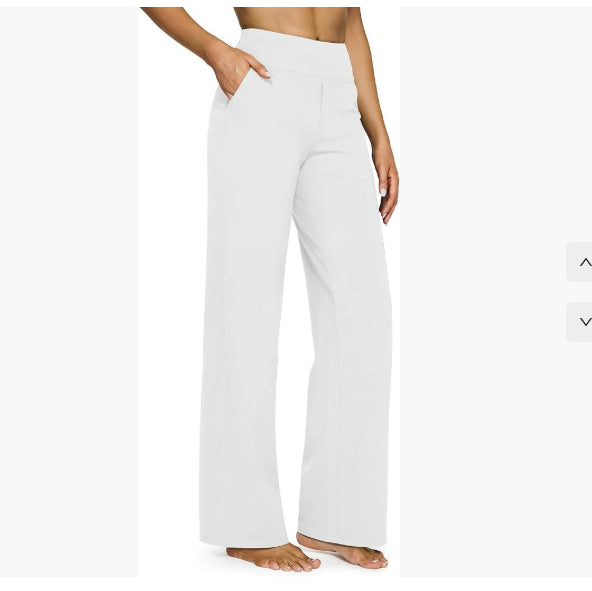 Women's High Waist Straight Trousers Outfit Ideas