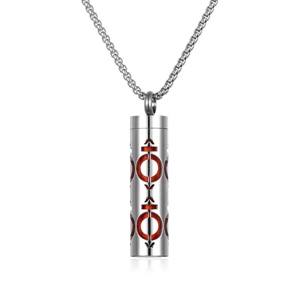 Titanium Aromatherapy Pendant Necklace - ZA-Zola
