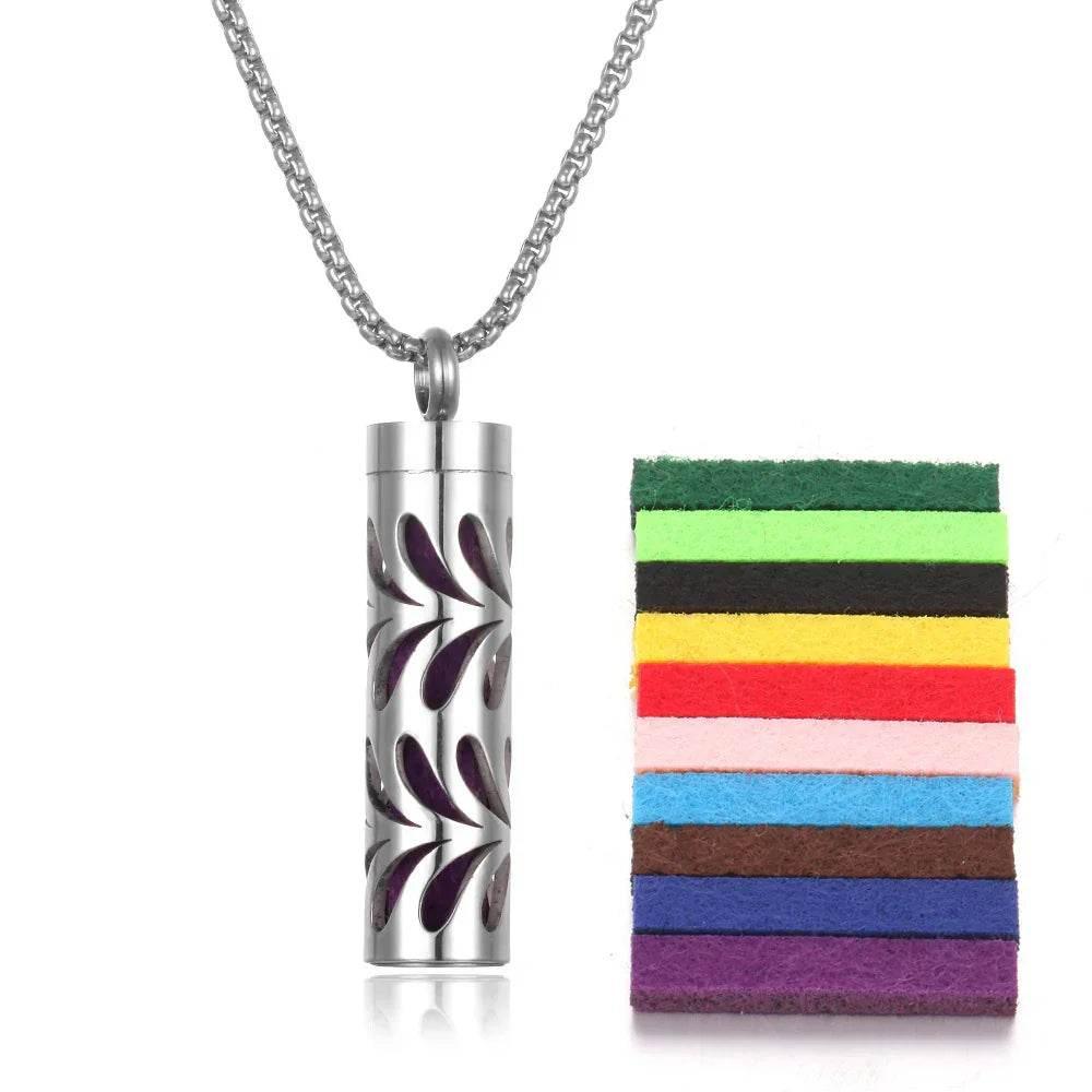 Titanium Aromatherapy Pendant Necklace - ZA-Zola