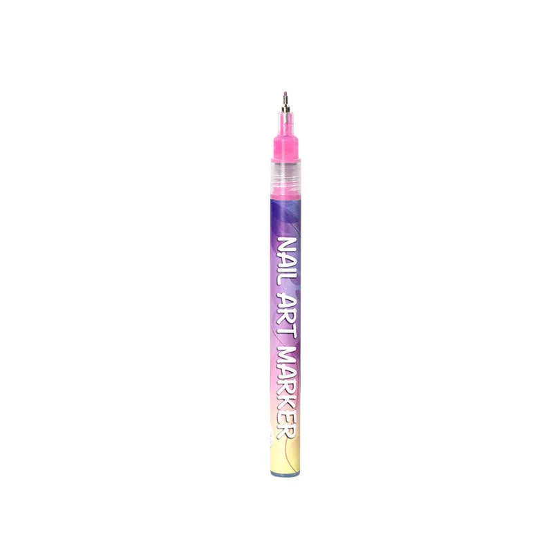 Nail Art Graffiti Pen – 12 Colors Acrylic Paint - ZA-Zola
