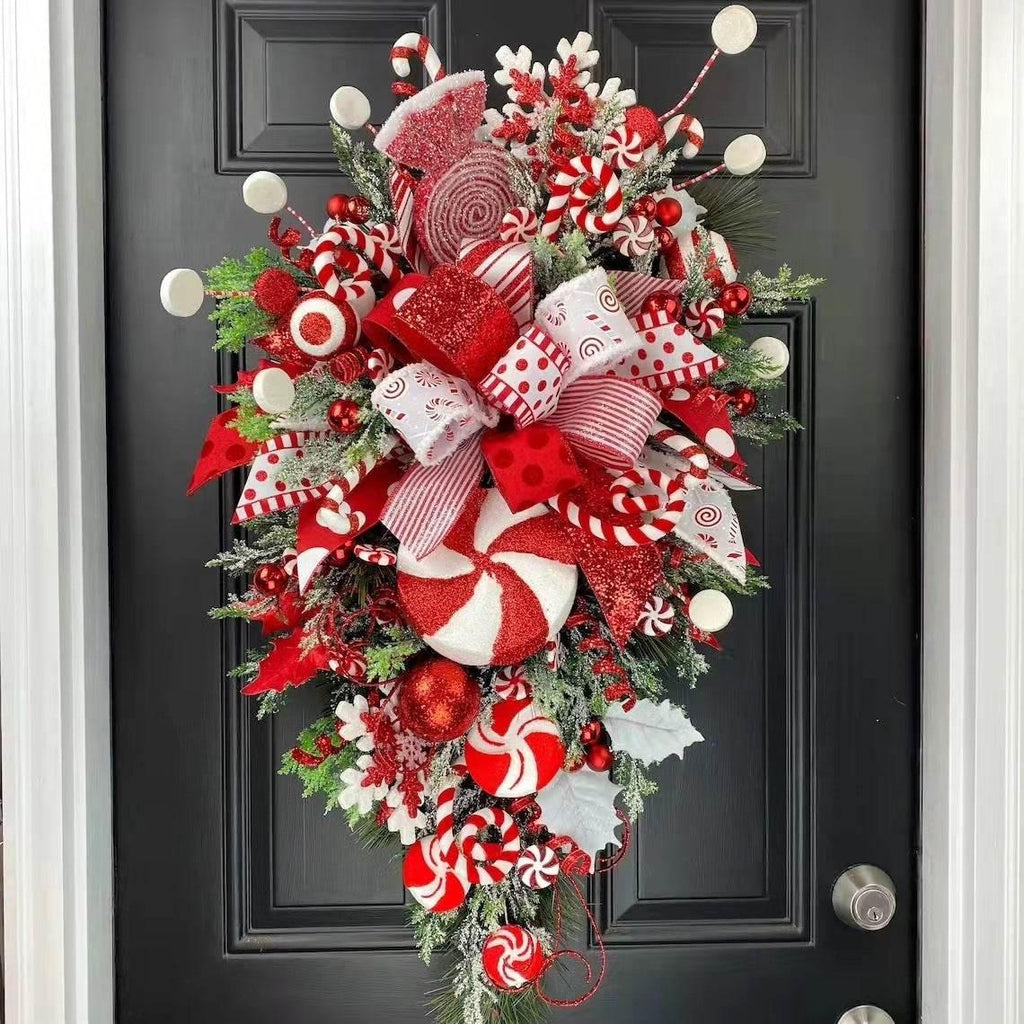 Christmas Upside Down Tree Door Wall Decoration | Holiday Décor - ZA-Zola