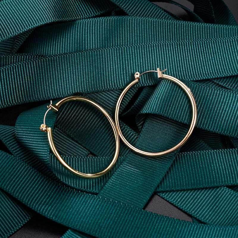 Gold & Silver Temperament Ring Earrings - ZA-Zola