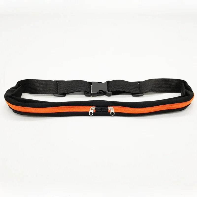 Slim Sports Waist Bag with Double Pocket – Running Belt Phone Pack for Outdoor Fitness - ZA-Zola