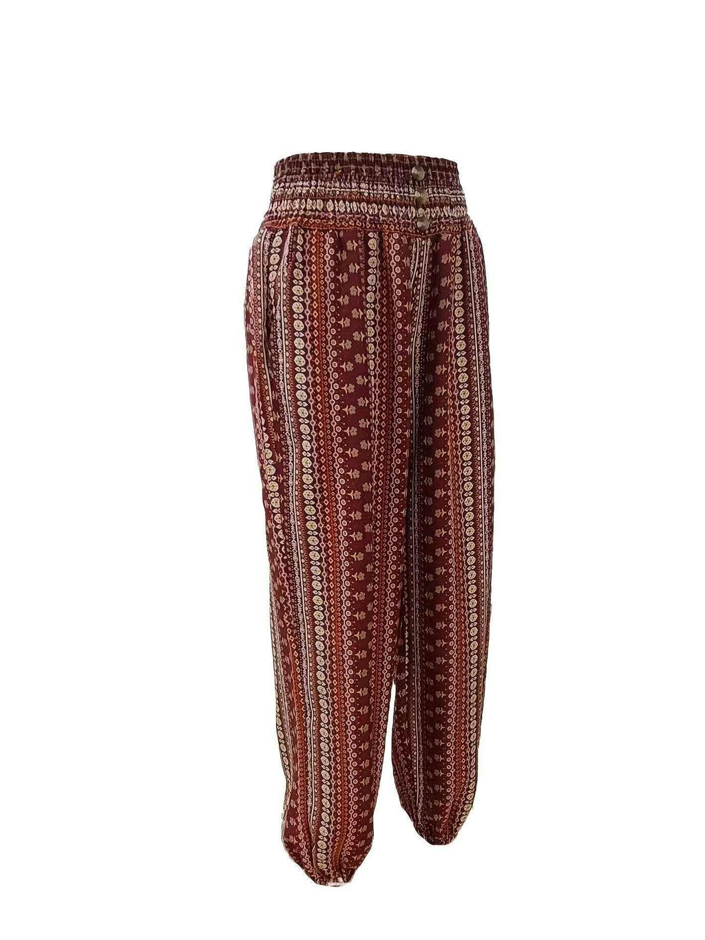 High Waist Loose Print Trousers for Women - ZA-Zola