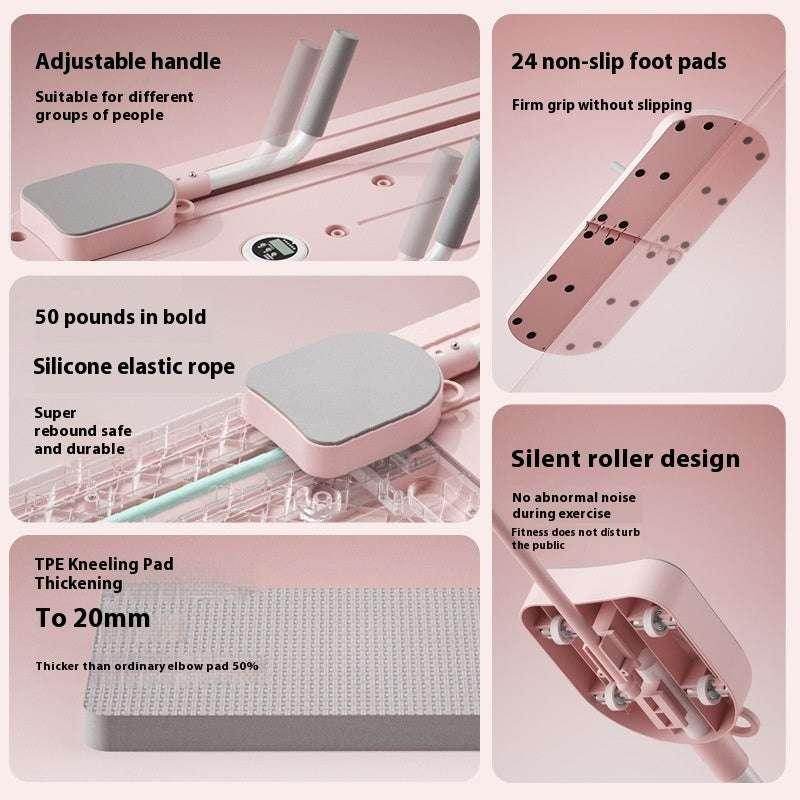 Multifunctional Fitness Board for Home Training – Pink & Purple - ZA-Zola